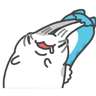 💞 emoji 咖波 視像⑤ @Capoo_Stickers Telegram sticker 12 of 48