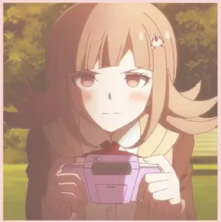 🌸 emoji Chiaki @anime_stickerspack Telegram sticker 17 of 40