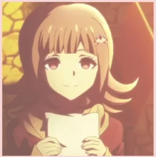 🌸 emoji Chiaki @anime_stickerspack Telegram sticker 11 of 40