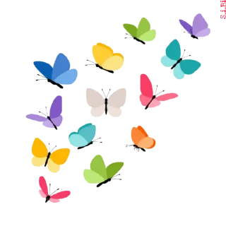 🦋 emoji [Ver. 2.0 @S_i_Bi ] Telegram sticker 15 of 86
