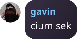 Sticker from gavin