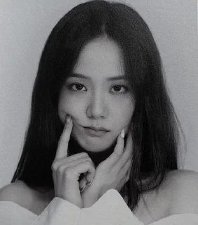 🖤 emoji Jisoo dark @aesthaticgirll Telegram sticker 24 of 25