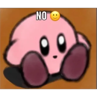 Sticker from kirby!