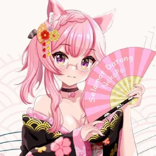 😊 emoji Neko Telegram sticker 10 of 13
