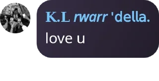 Sticker from love u