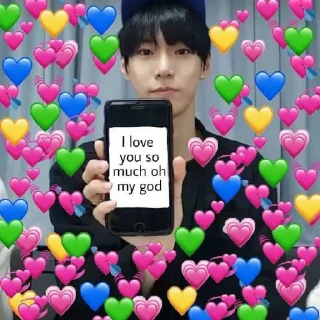 😤 emoji Love U Telegram sticker 14 of 31