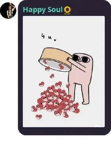 ❤ emoji Happy Soul Telegram sticker 15 of 31