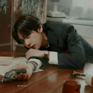 Sticker from @kulhawt as taehyung