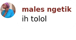 😍 emoji males ngetik Telegram sticker 9 of 83