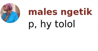 💦 emoji males ngetik Telegram sticker 22 of 83