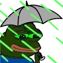 😔 emoji Lethal Pepe by @XD_stickers Telegram sticker 9 of 25