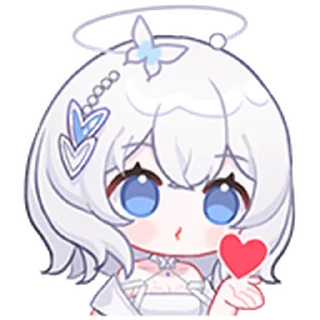 ❤️ emoji 希丝奈cisne-表情包 @Bilibili_skin Telegram sticker 6 of 24