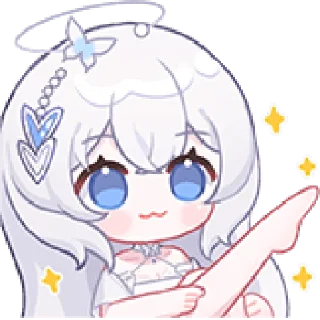 ❤️ emoji 希丝奈cisne-表情包 @Bilibili_skin Telegram sticker 23 of 24