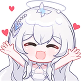 ❤️ emoji 希丝奈cisne-表情包 @Bilibili_skin Telegram sticker 9 of 24