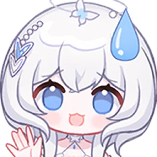 ❤️ emoji 希丝奈cisne-表情包 @Bilibili_skin Telegram sticker 19 of 24