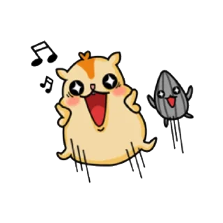 🐹 emoji Bubble Stickers (ෆ˙ᵕ˙ෆ)♡ Telegram sticker 17 of 73
