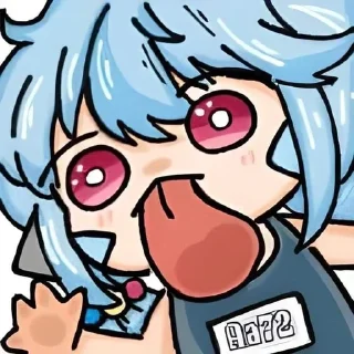 👅 emoji Chibi 👅 :: @CuteStickerStore Telegram sticker 19 of 20