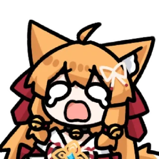 🥺 emoji B站 葉月稲荷 @zhaxia_cn Telegram sticker 6 of 120