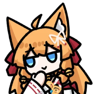 ☺️ emoji B站 葉月稲荷 @zhaxia_cn Telegram sticker 18 of 120