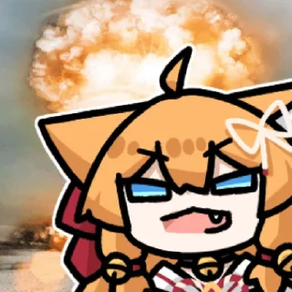 🤯 emoji B站 葉月稲荷 @zhaxia_cn Telegram sticker 11 of 120