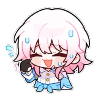 😢 emoji 三月七  #崩坏:星穹铁道 @jinyi712 Telegram sticker 10 of 16