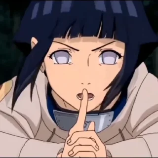 💜 emoji Hinata Hyuga || Yuanita mon Telegram sticker 18 of 35