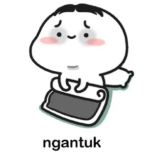 🙂 emoji Tuyul gemoi @tikelacha Telegram sticker 17 of 42