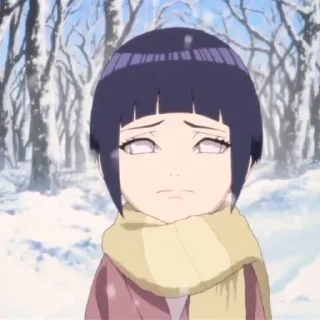 💜 emoji Hinata Hyuga || Yuanita mon Telegram sticker 3 of 35