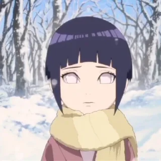 💜 emoji Hinata Hyuga || Yuanita mon Telegram sticker 1 of 35