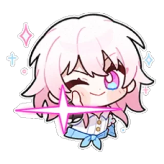 😝 emoji 三月七  #崩坏:星穹铁道 @jinyi712 Telegram sticker 2 of 16