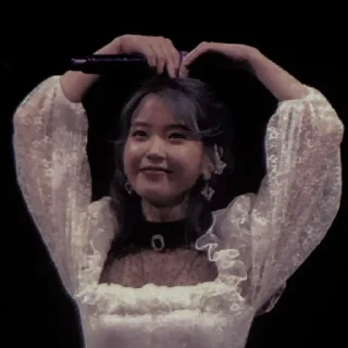 🌹 emoji IU dark ㅡ @ncesthetic Telegram sticker 16 of 25