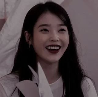 🌹 emoji IU dark ㅡ @ncesthetic Telegram sticker 23 of 25