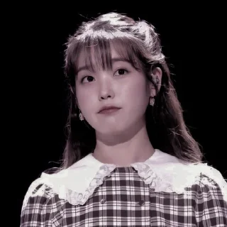 🌹 emoji IU dark ㅡ @ncesthetic Telegram sticker 12 of 25