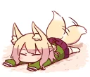 😌 emoji ケモミミちゃん Telegram sticker 15 of 120
