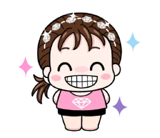 Sticker from PechJaa Little Girl - @bouqquets