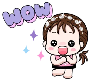 Sticker from PechJaa Little Girl - @bouqquets