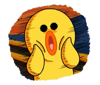 😱 emoji Line Characters @Stickersey Telegram sticker 6 of 45