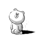 😨 emoji Line Characters Cute Telegram sticker 21 of 24