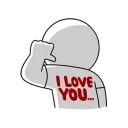 ❤ emoji LINE Characters in Love! Telegram sticker 8 of 40