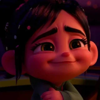 🍭 emoji Vanellope♡ ¦ @gvcciburry ୭̥⋆*｡ Telegram sticker 7 of 17