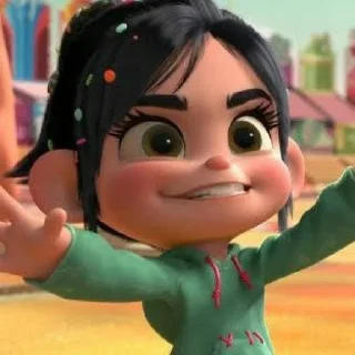 🍭 emoji Vanellope♡ ¦ @gvcciburry ୭̥⋆*｡ Telegram sticker 13 of 17