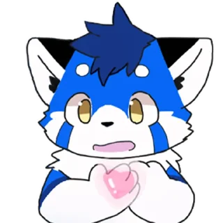 😍 emoji 小熊貓Fiki Telegram sticker 6 of 16