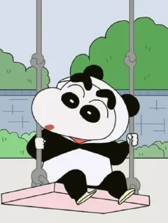 🐼 emoji Shinchan | @tarahume | @StickerXtara Telegram sticker 17 of 71