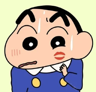 💋 emoji Shinchan | @tarahume | @StickerXtara Telegram sticker 1 of 71