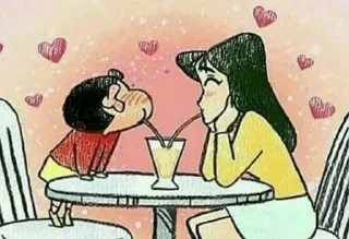 🍸 emoji Shinchan | @tarahume | @StickerXtara Telegram sticker 3 of 71