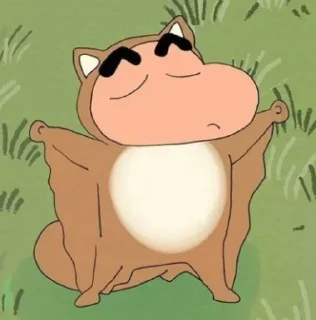 🦇 emoji Shinchan | @tarahume | @StickerXtara Telegram sticker 13 of 71