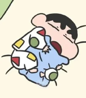 😴 emoji Shinchan | @tarahume | @StickerXtara Telegram sticker 9 of 71