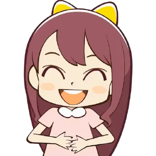 👧 emoji himari_kuma // @Anime_Sticker_noob Telegram sticker 2 of 21