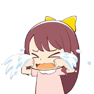 👧 emoji himari_kuma // @Anime_Sticker_noob Telegram sticker 21 of 21