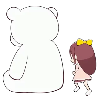 👧 emoji himari_kuma // @Anime_Sticker_noob Telegram sticker 7 of 21